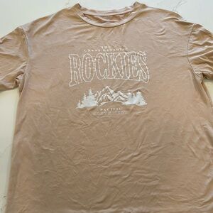 SHEIN women’s M tan t shirt